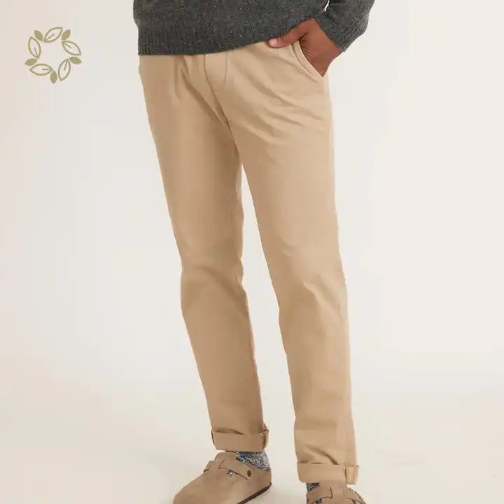 100% Recycled Cotton Trousers Relaxed