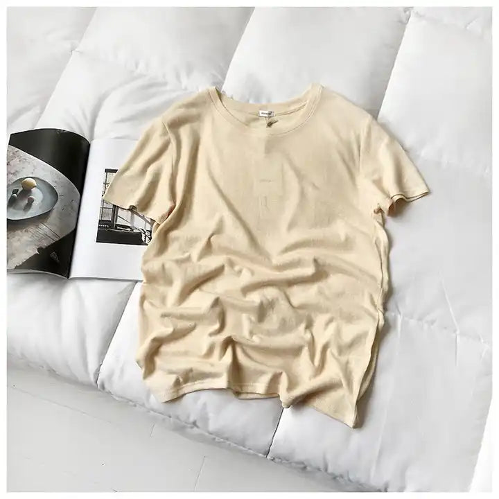 EcoSoft Bambus & Øko-Bomuld T-shirt | Bæredygtig Komfort